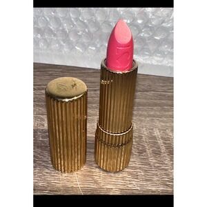 Estee Lauder Signature‎ Lipstick Pink Kiss L76 Pink Gold Fluted Case Heart face